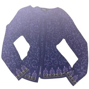 Icelandic Design vintage y2k early 2000s Cotton Rayon Blend Cardigan Small
